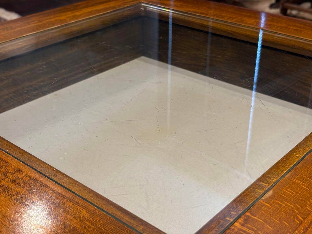 希少　センターテーブル　ローテーブル　スクエアテーブル　ろくろ　クラシック GZ