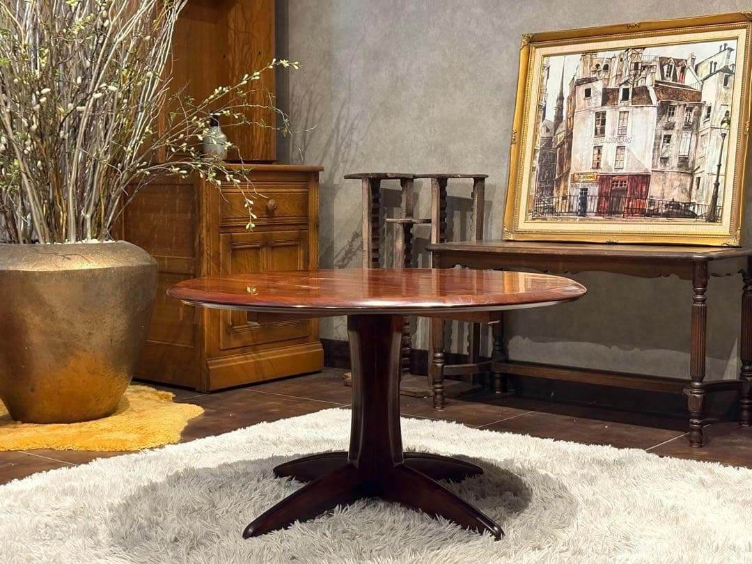 karimoku カリモク　ローテーブル　コーヒーテーブル　アンティーク　SZ