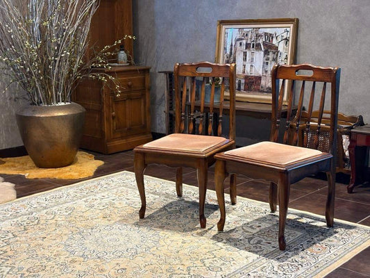 ②光製作所 ダイニングチェア リビングチェア 猫脚 アンティーク ビンテージ R