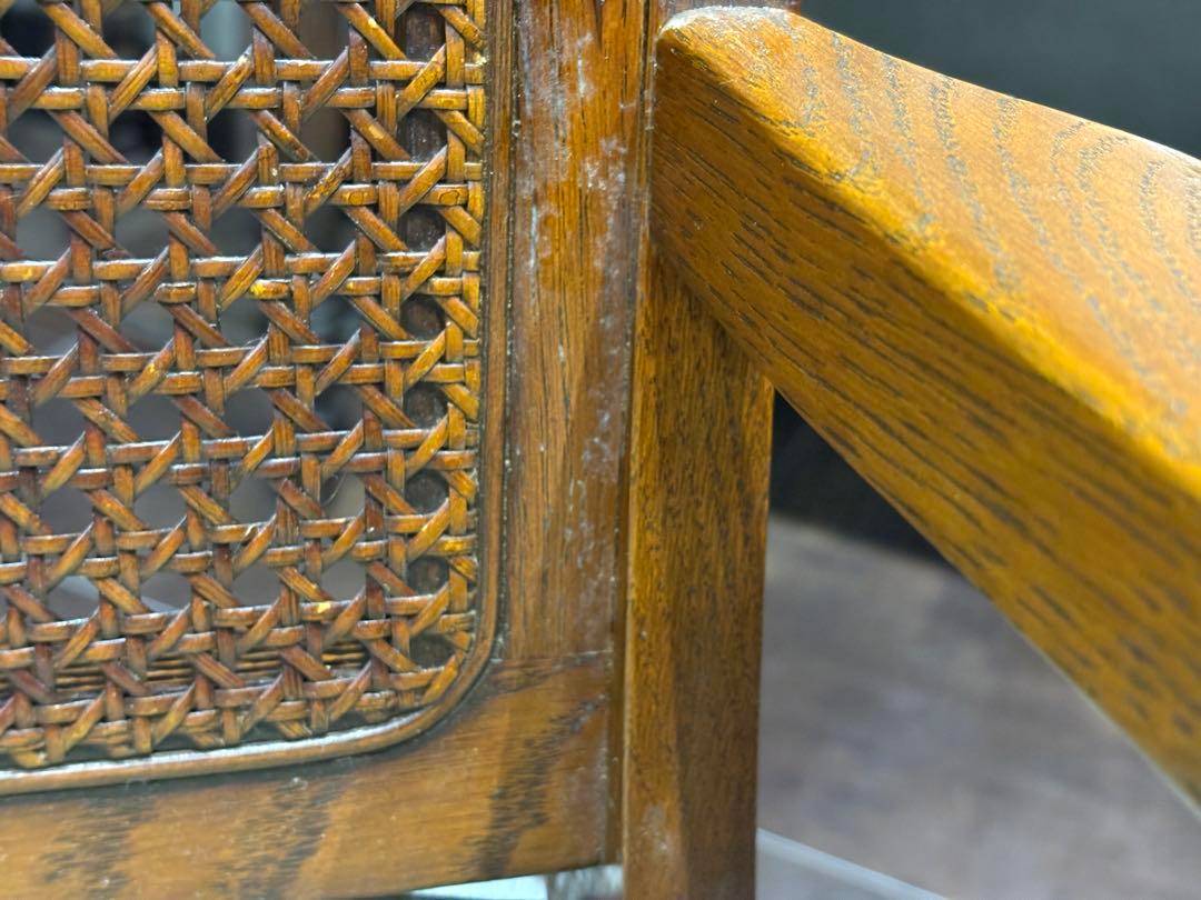 ダイニングチェア　アームチェア　三越ブルージュ　アンティーク　ビンテージ　nZ