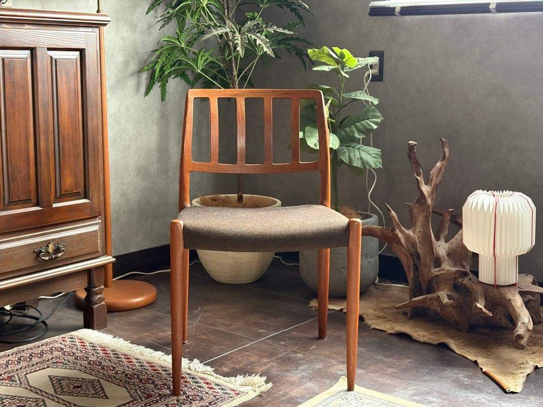 ③J.L. Møllers JLモラー　北欧ヴィンテージチェア　チーク材　NZ