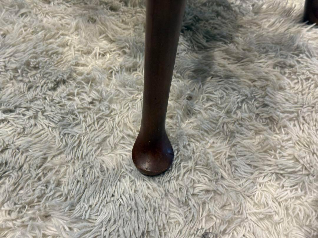 maruni クラシック　猫脚　ラウンドテーブル　ガラステーブル　オールドマルニ