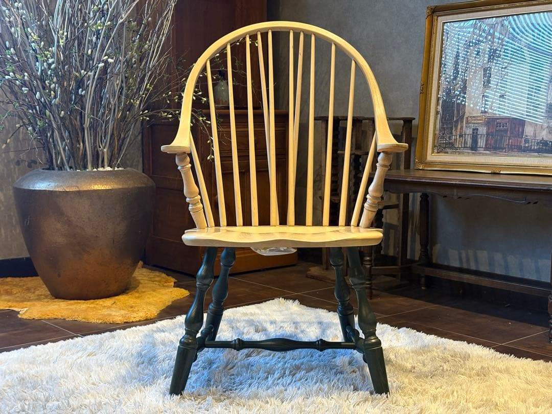 US製　フープバックチェア　ウィンザーチェア アンティーク ビンテージ SZ