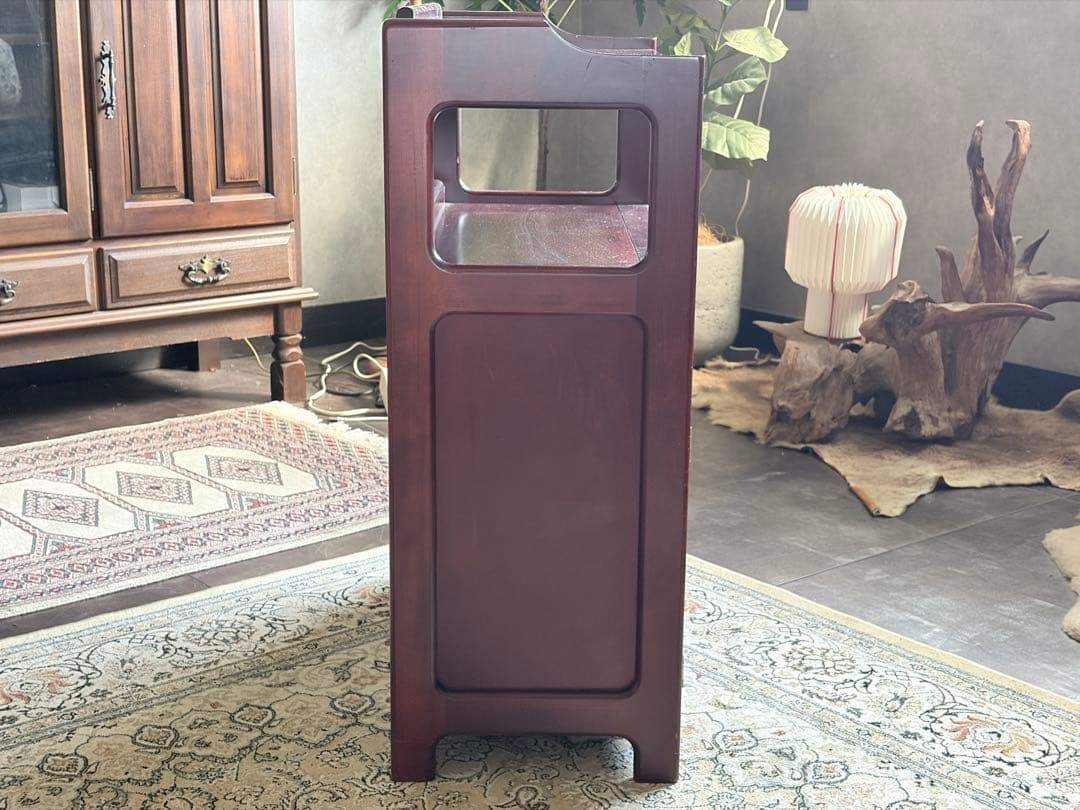 カリモク　オールドカリモク　ワイドテレフォンスタンド　ビンテージ　IK