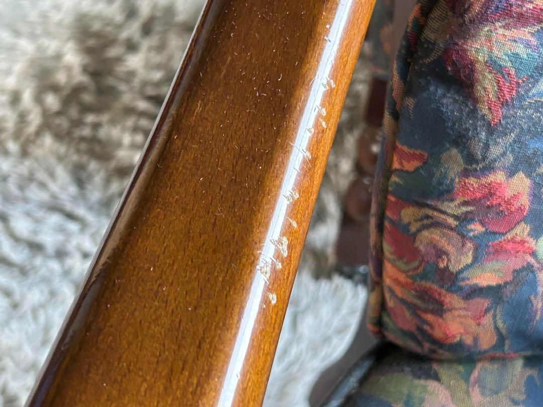 ①カリモク karimoku アームチェア　ヴィンテージチェア　2脚セット　GZ