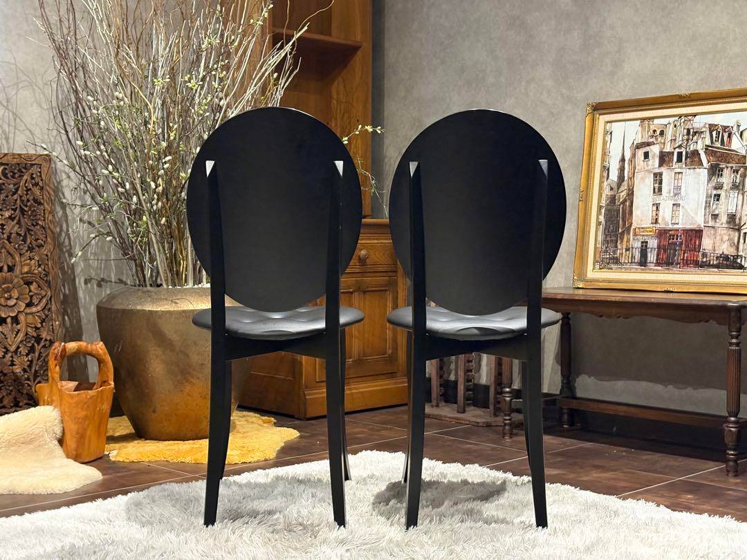 モダン　Buono ヴォーノ 6 ブラックチェア　パーソナルチェア 椅子 Sn