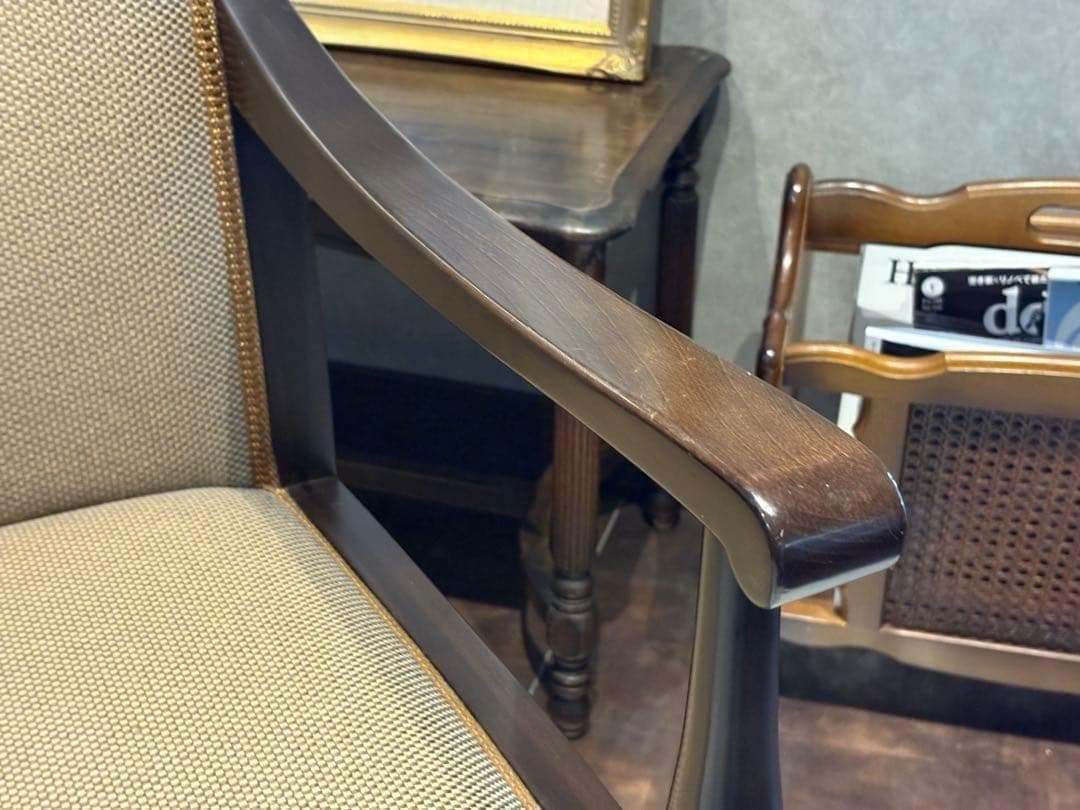 ②ダイニングチェア　アームチェア　アンティーク　ヴィンテージ　ビンテージ　IR