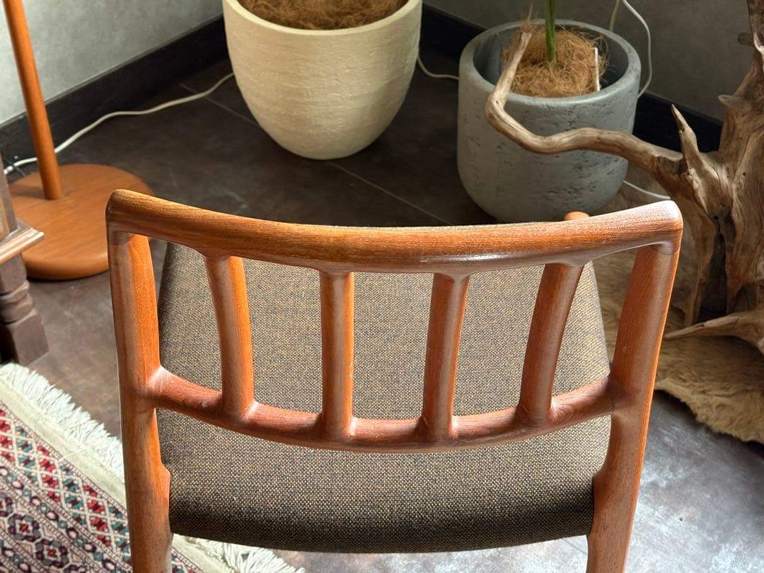 ②J.L. Møllers JLモラー　北欧ヴィンテージチェア　チーク材　NZ