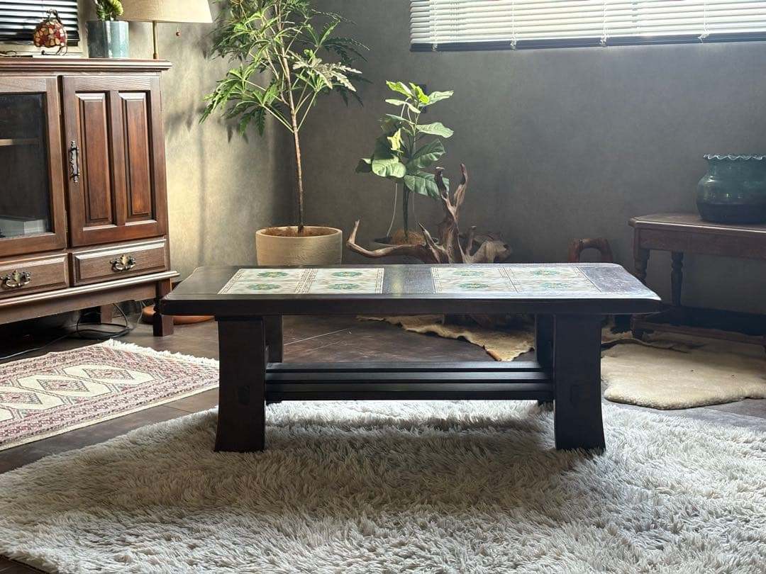 karimoku カリモク コロニアル ローテーブル センターテーブル IG