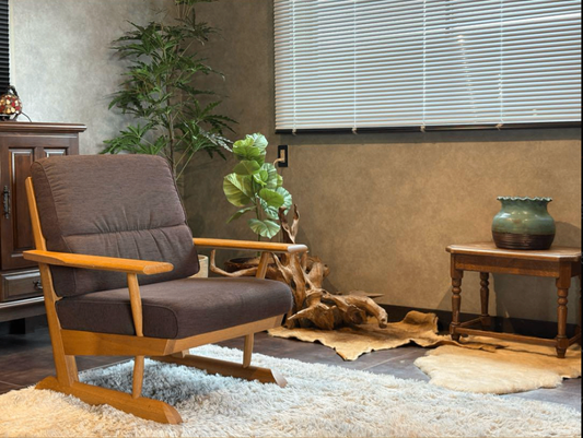 ②飛騨産業 HIDA カヤ KAYA 1Pソファ 　オーク無垢材 ラウンジ　NG