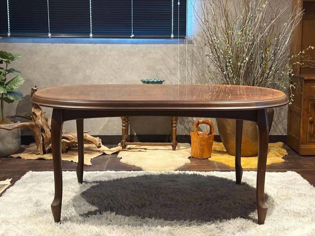 maruni マルニ　ダイニングテーブル　猫脚　アンティーク　ビンテージ　IZ