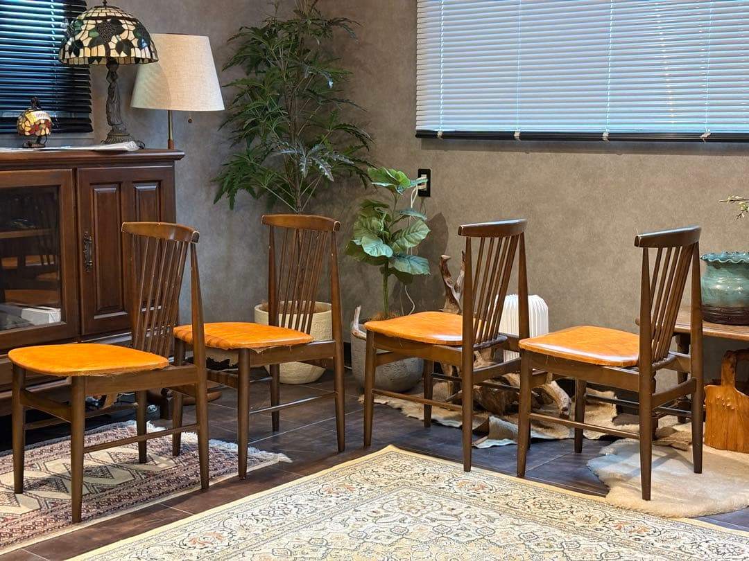 IF アイエフの家具　スポークチェア　レトロ　ヴィンテージ　ビンテージ　IZ