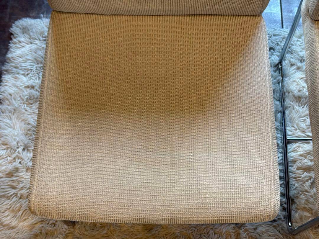 アクタス　ACTUS スチールチェア　ベージュ　ファブリック　シティ　SR