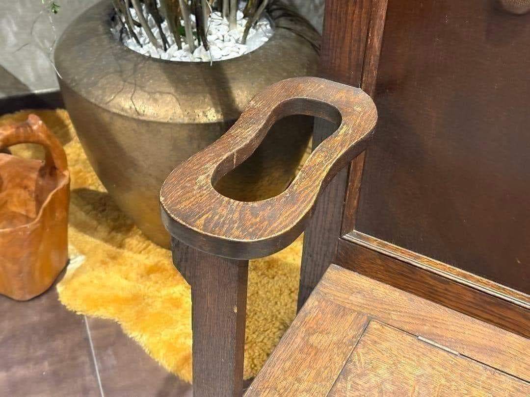 ホールスタンドチェア　コート掛け　帽子掛け　アンティーク　ビンテージ　nH