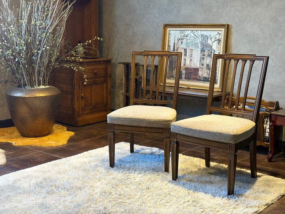 domani ドマーニ ダイニングチェア リビングチェア アンティーク nZ