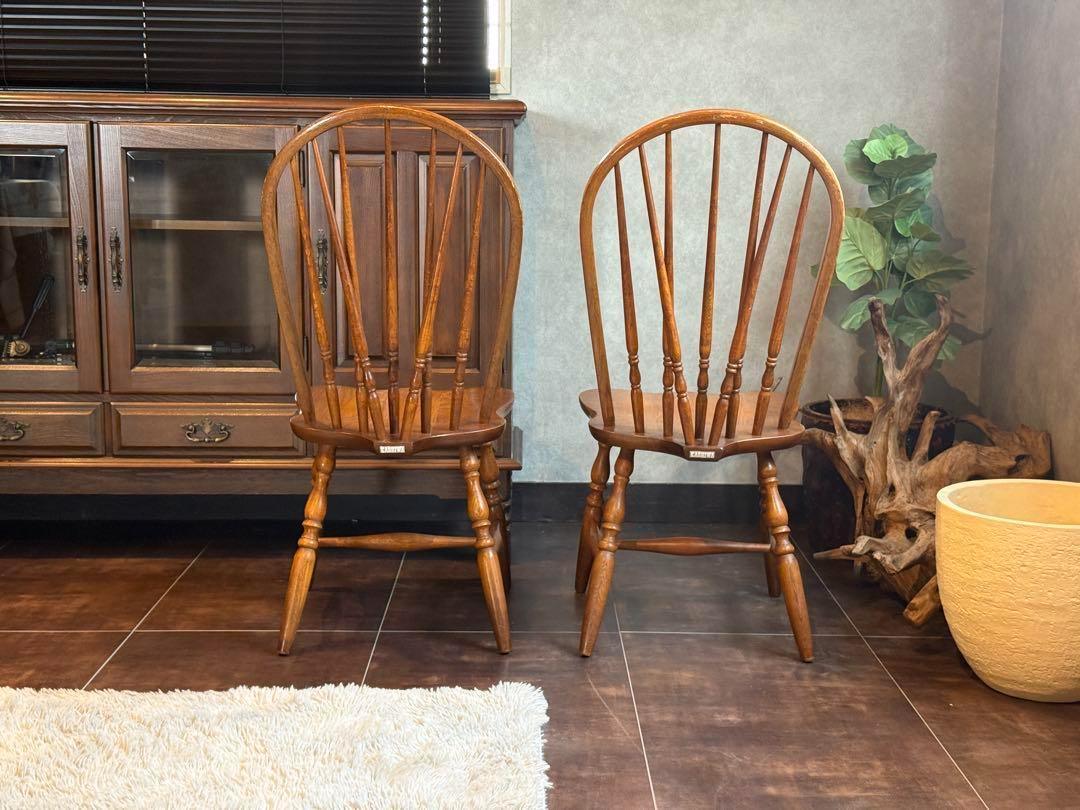 柏木工　KASHIWA ダイニング　フープバックチェア　ヴィンテージ　ISG