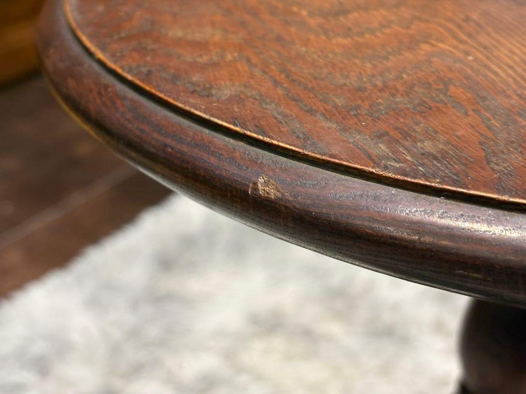 コーヒーテーブル サイドテーブル ナイトテーブル アンティーク 円卓 IG