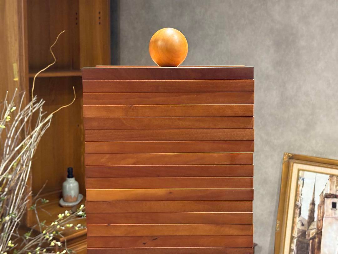 ② Jonny B 回転式CDラック　コレクションケース　ウォールナット　RZ