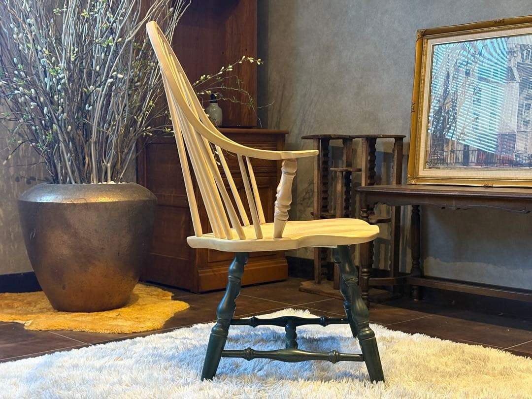 US製　フープバックチェア　ウィンザーチェア アンティーク ビンテージ SZ