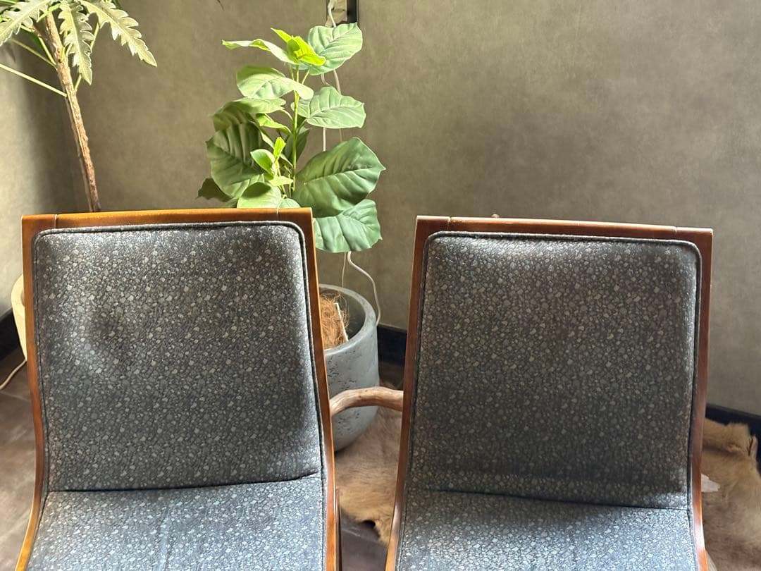 ②オールドカリモク karimoku ヴィンテージチェア　ビンテージチェア　RZ