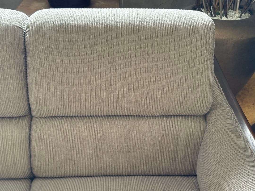 ① 希少　グレーファブリック　セパレートソファ　ビンテージソファ　nZ