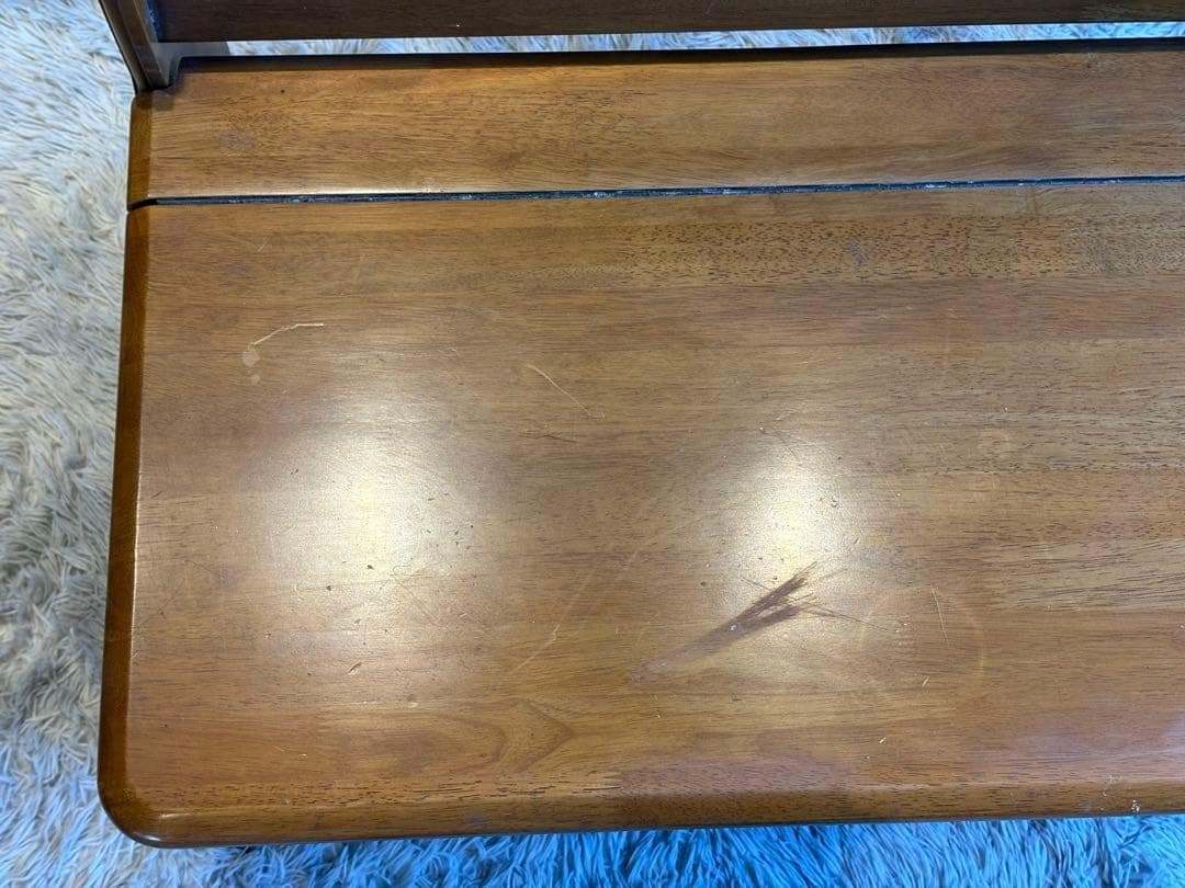 ヴィンテージ　カントリー　ベンチ　ウッドベンチ　収納ベンチ　2人用