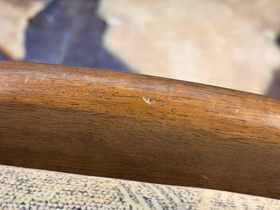 2人掛けソファ 2Pソファ ファブリック生地 アンティーク ビンテージ nZ