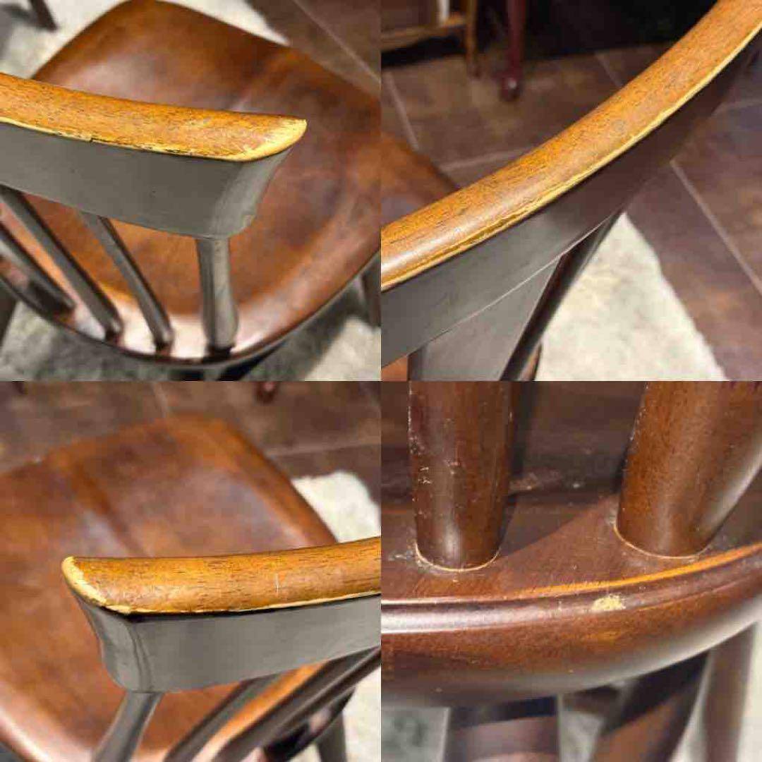 ①KASHIWA 柏木工　ウィンザーチェア　スポークチェア　アンティーク　SY