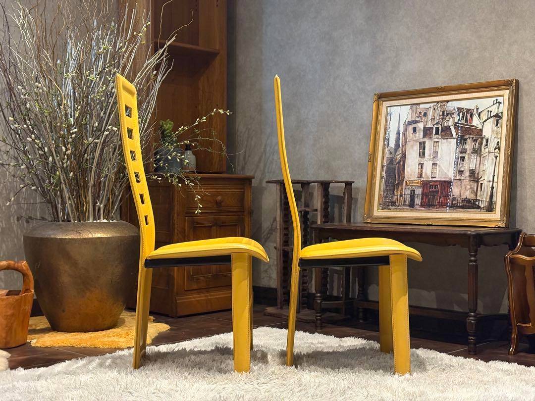 廃盤 IDC 大塚家具 ハイバックチェア モダン ミッドセンチュリー 北欧　nZ