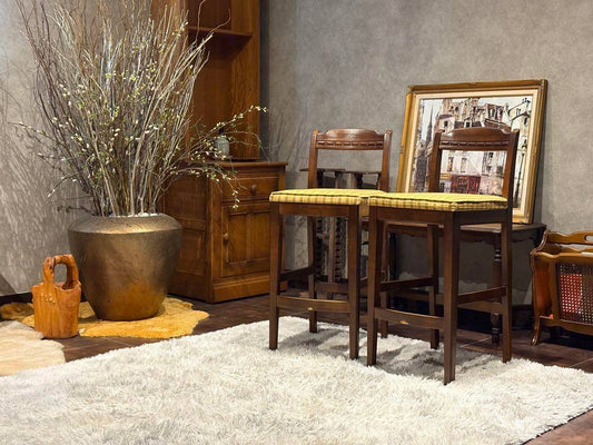 karimoku カリモク　カウンターチェア　ハイチェア　アンティーク　IZ