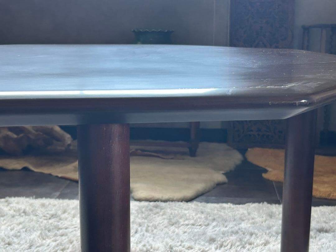 希少品　FUJI FUNITURE フジファニチア　レトロ　八角形テーブル