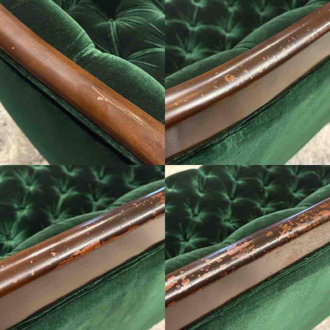 maruni マルニ木工　3人掛けソファ　3Pソファ　リベット　グリーン　GZ