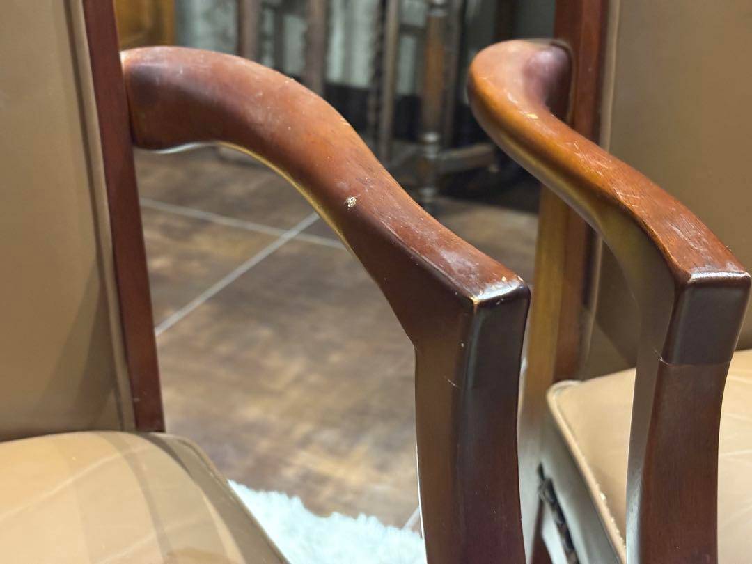 マルニ　maruni アームチェア　ビンテージ　鋲打　リベット　ハイバック　SK