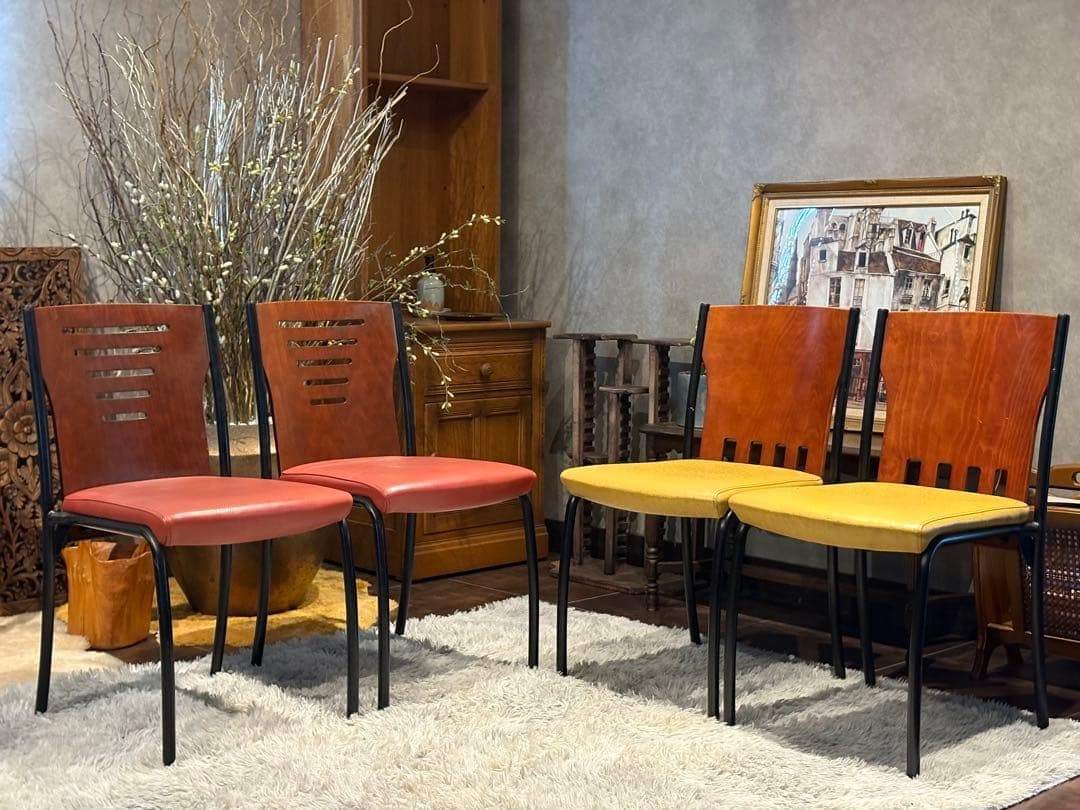 CRES Public スタッキングチェア　レトロ　ビンテージ　シティ系