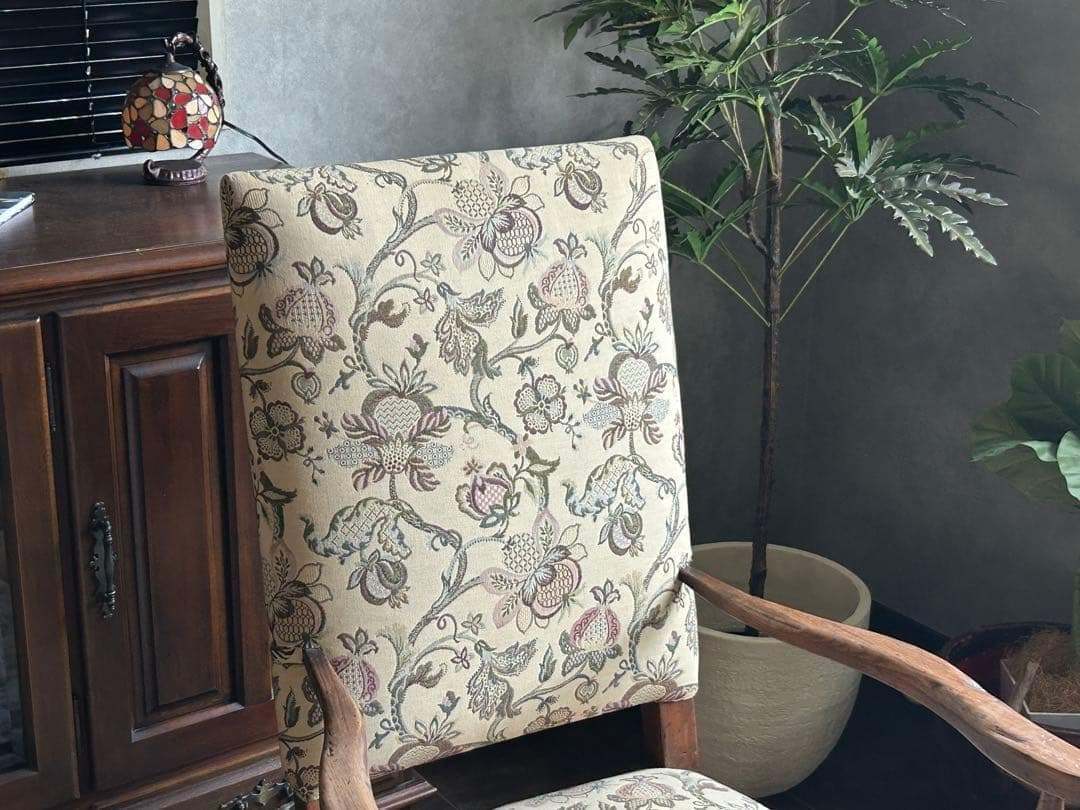 希少　イギリス　英国　アンティーク　ヴィンテージ　ハイバックチェア　SZ