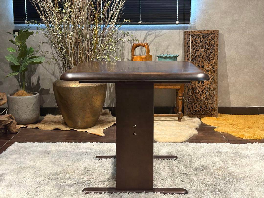 ダイニングセット　回転チェア　スクエアテーブル　省スペース　ニトリ　北欧　YH