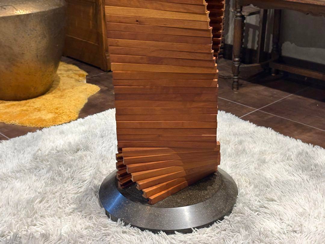 ① Jonny B 回転式CDラック　コレクションケース　ウォールナット　RZ