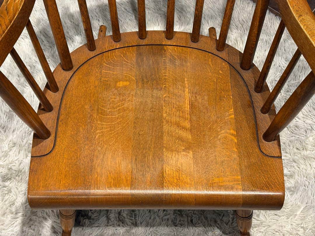 飛騨産業　キツツキ　ロッキングチェア　ダイニング　アンティーク　ビンテージ　SG