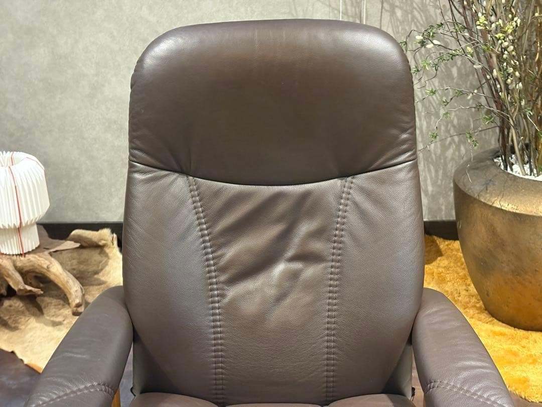 ①エコーネス パーソナルソファ オットマン ストレスレスチェア　IZZ