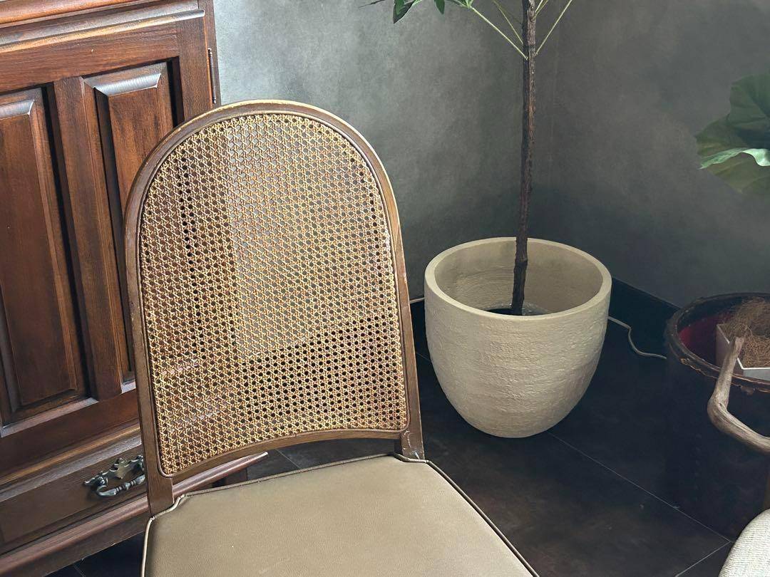 飛騨産業　マルニ木工　ヴィンテージチェア　ラタンバックチェア　2脚セット　H