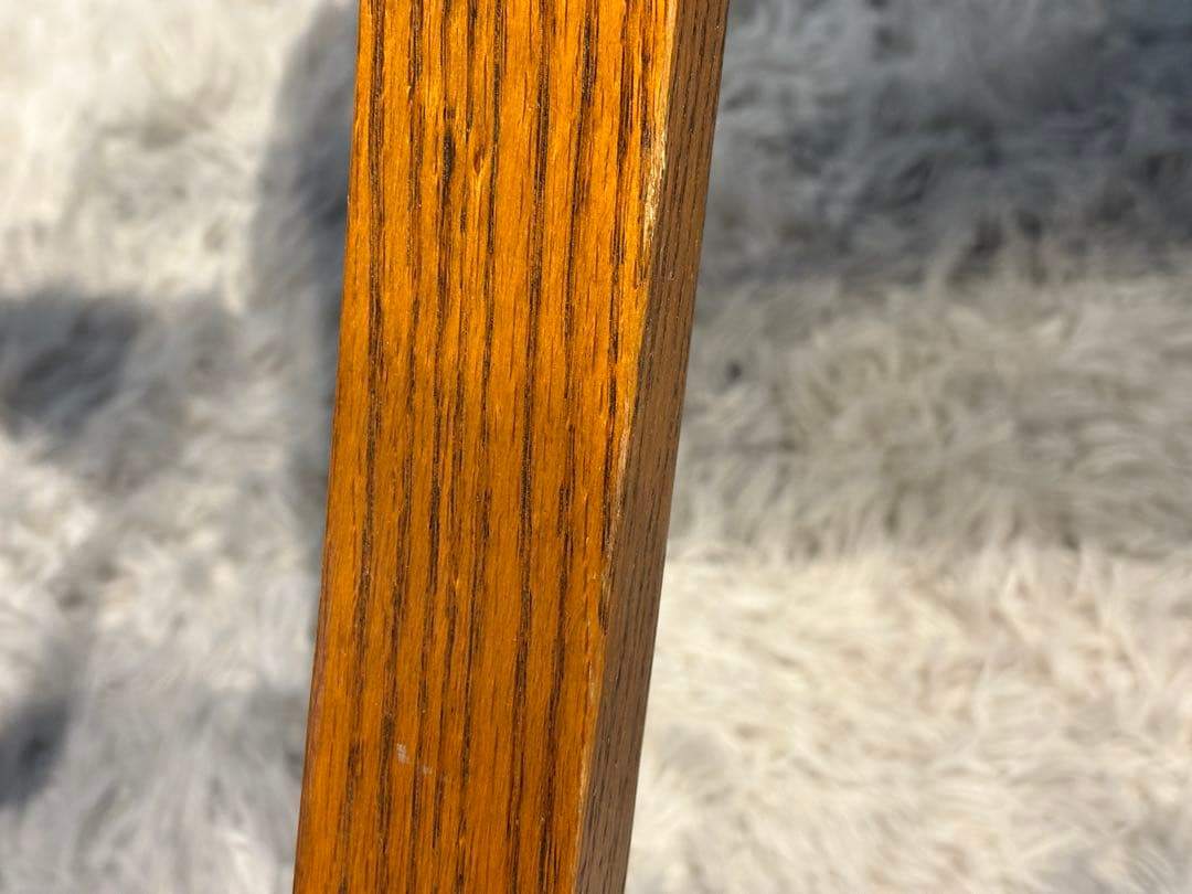 台湾製 オーク材 ダイニングチェア リビングチェア 食卓椅子 合皮レザー nZ