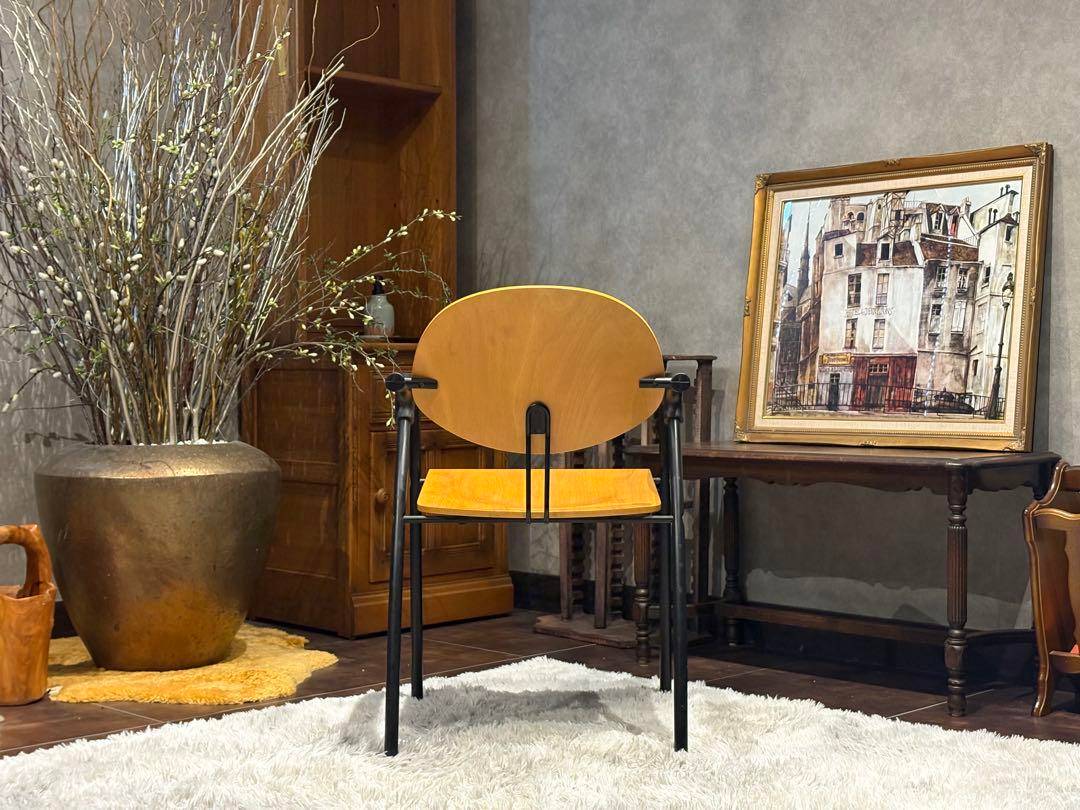 シティ系 ダイニングチェア　リビングチェア　アームチェア　椅子　ヴィンテージ　G