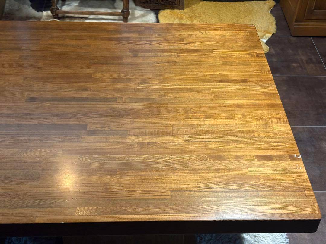 オーク材　アンティーク　ビンテージ　レザーチェア　ダイニングセット　RH