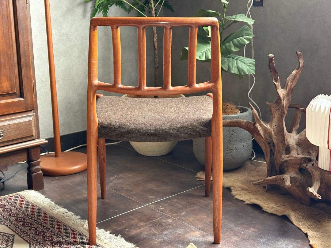 ⑥J.L. Møllers JLモラー　北欧ヴィンテージチェア　チーク材　NZ