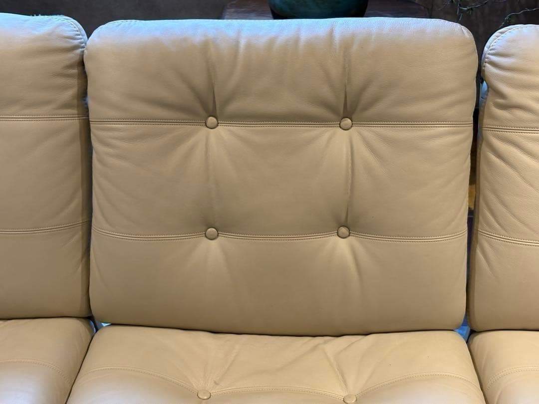 3人掛け本革ソファ　カリモク　karimoku セパレートソファ　3脚　InZ