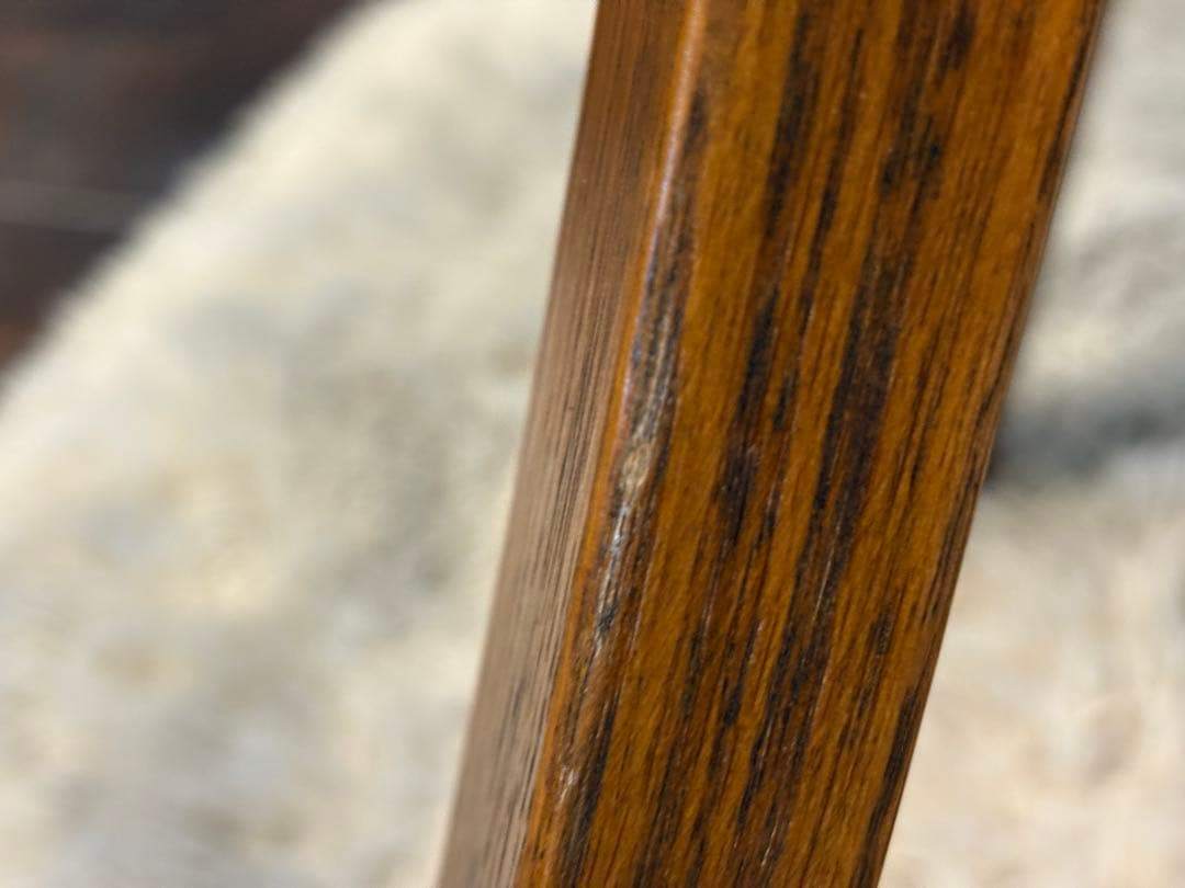 台湾製 オーク材 ダイニングチェア リビングチェア 食卓椅子 合皮レザー nZ