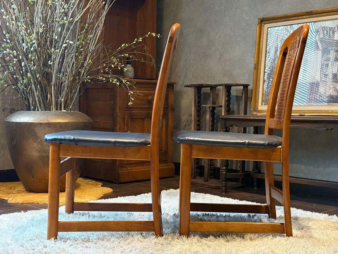 karimoku カリモク ダイニングチェア リビングチェア ビンテージ nZ