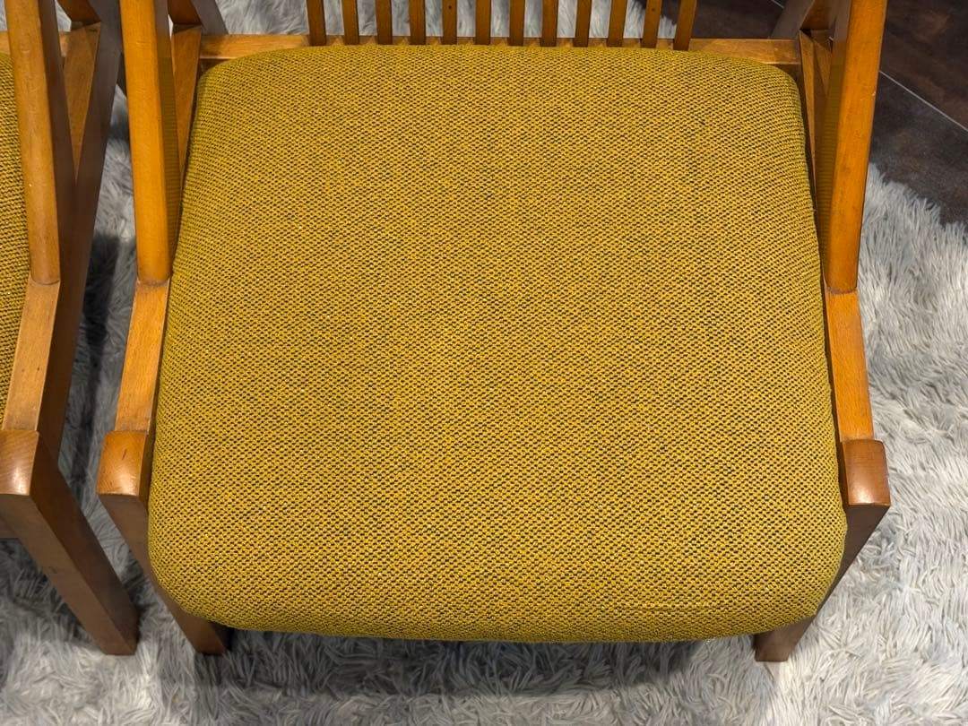 SHIRAKAWA シラカワ　飛騨高山　ダイニングチェア　尾州生地リメイク　nZ