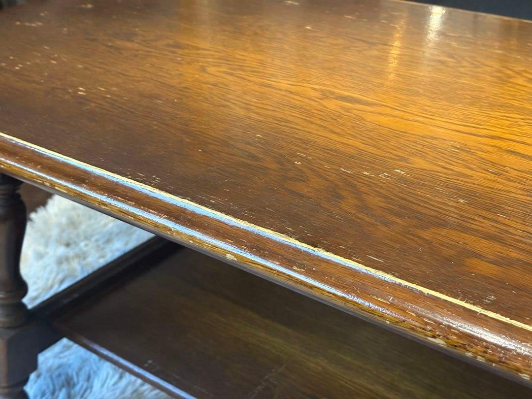 飛騨産業 キツツキマーク ローテーブル センターテーブル アンティーク IG