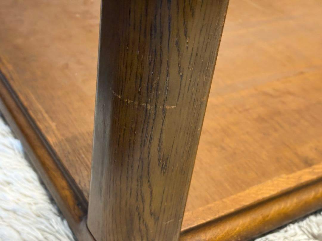 飛騨産業 キツツキ スクエアテーブル ダイニングテーブル アンティーク nG